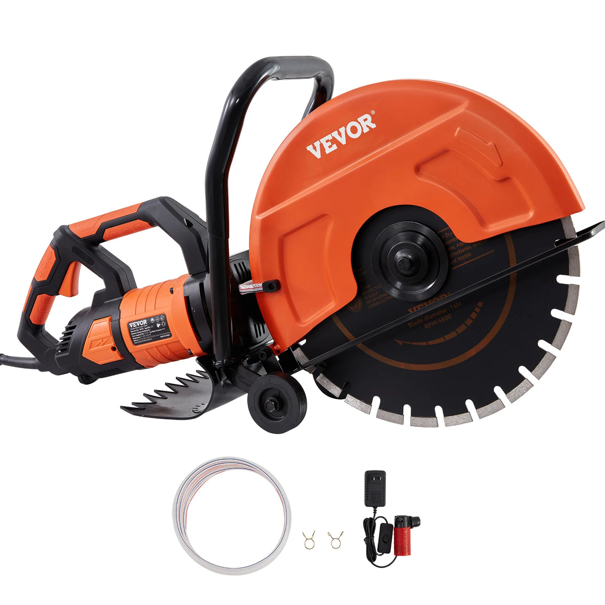 SucceBuy Electric Concrete Saw With Adjustable Wet Cutting Depth