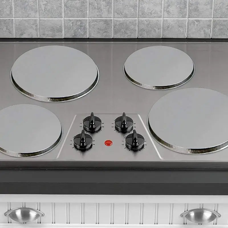 Rustproof Stainless Steel Stove Burner Covers for Kitchen Cooktops