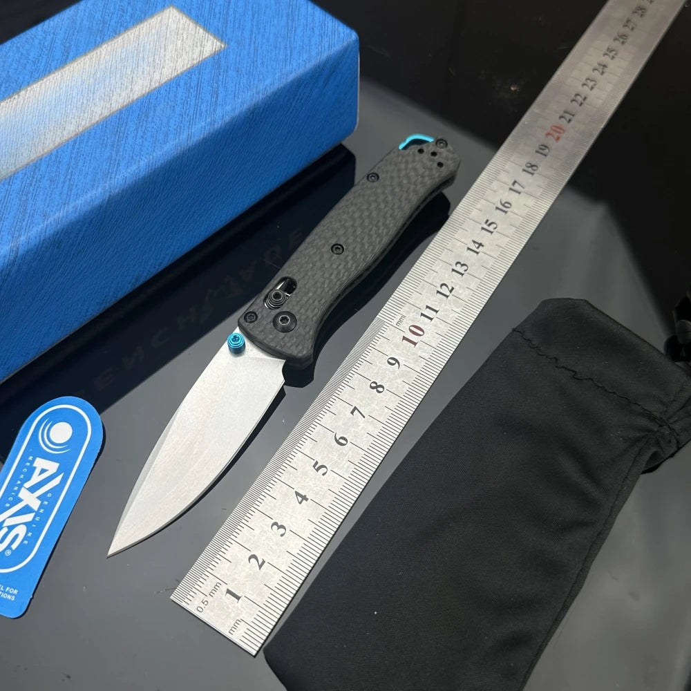 BM Bugout Folding Pocket Knife Carbon Fiber Handle AXIS Lock