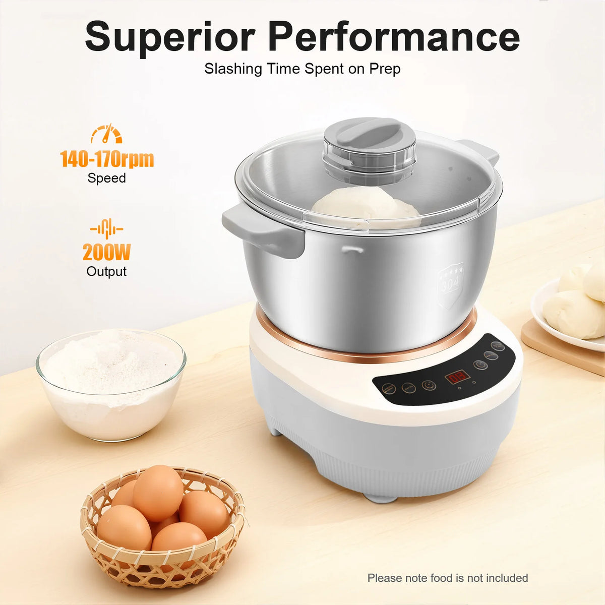 Electric Dough Mixer Kneading Machine With Ferment Function