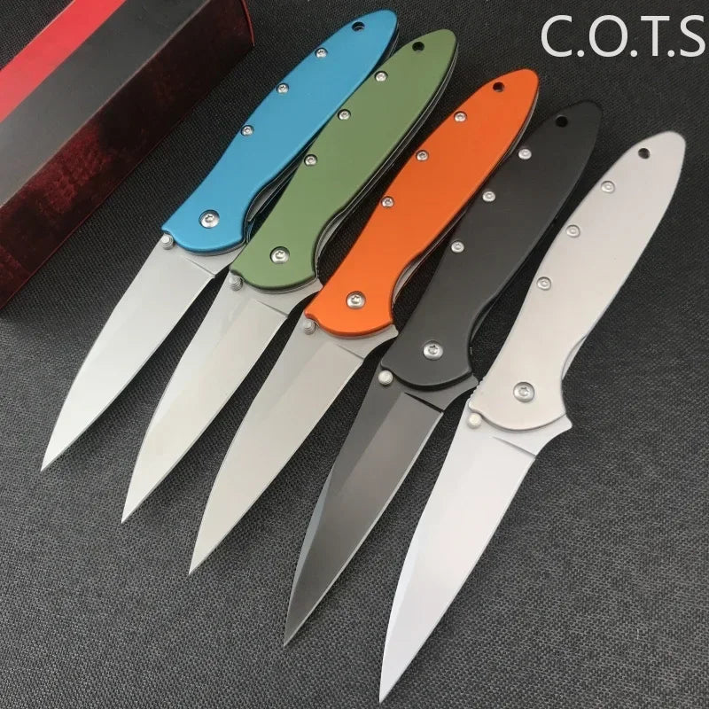 Ken Onion Leek Assisted Flipper Knife Stainless Steel Handle
