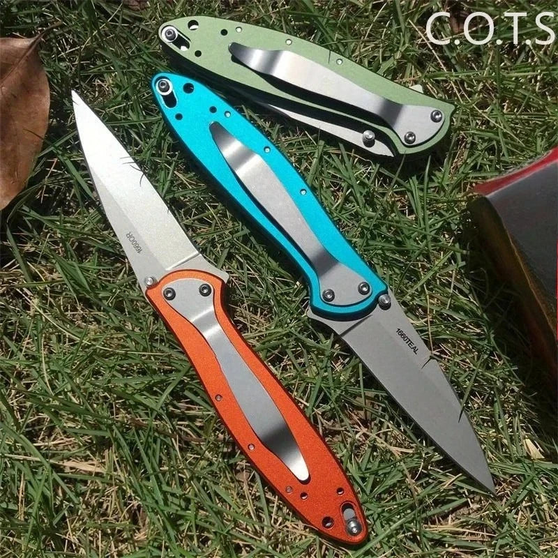 Ken Onion Leek Assisted Flipper Knife Stainless Steel Handle