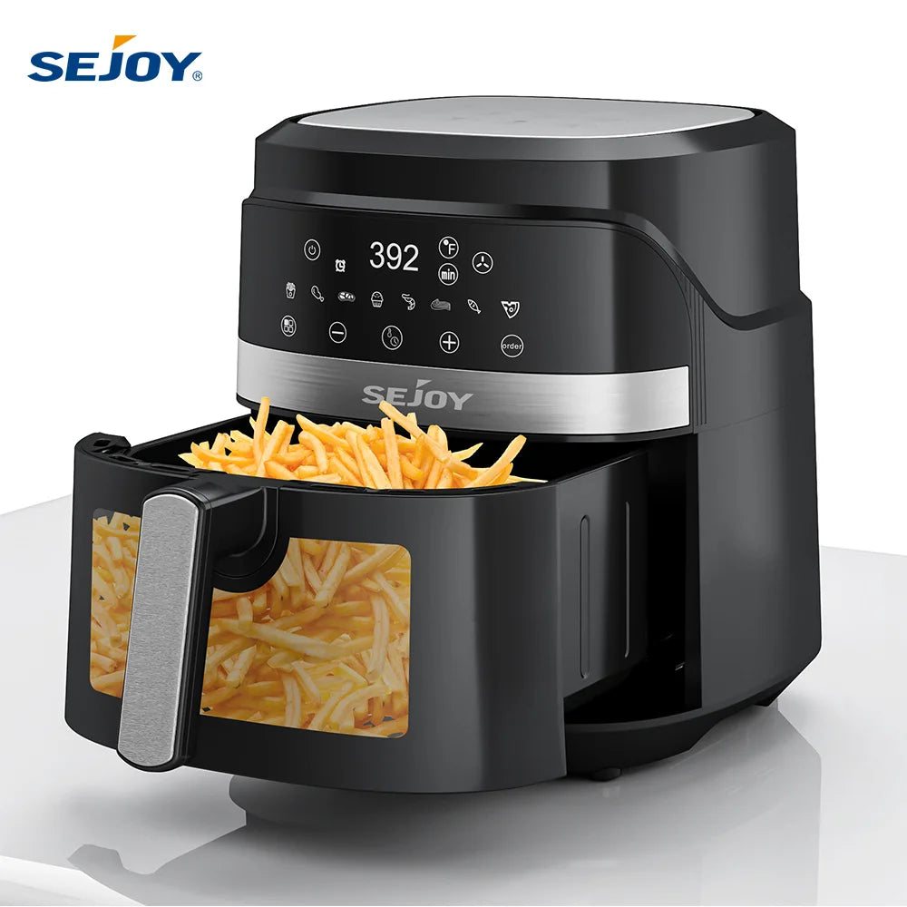 Sejoy 8-In-1 Digital Air Fryer Featuring Premium Ceramic Coating