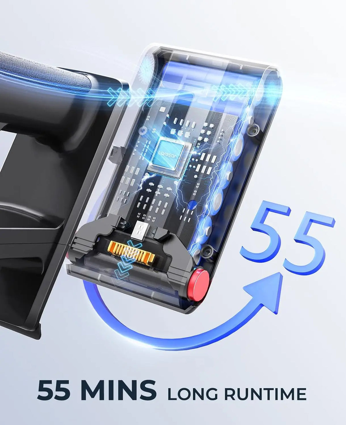 Laresar Elite 8 Cordless Vacuum Cleaner With HEPA Filtration