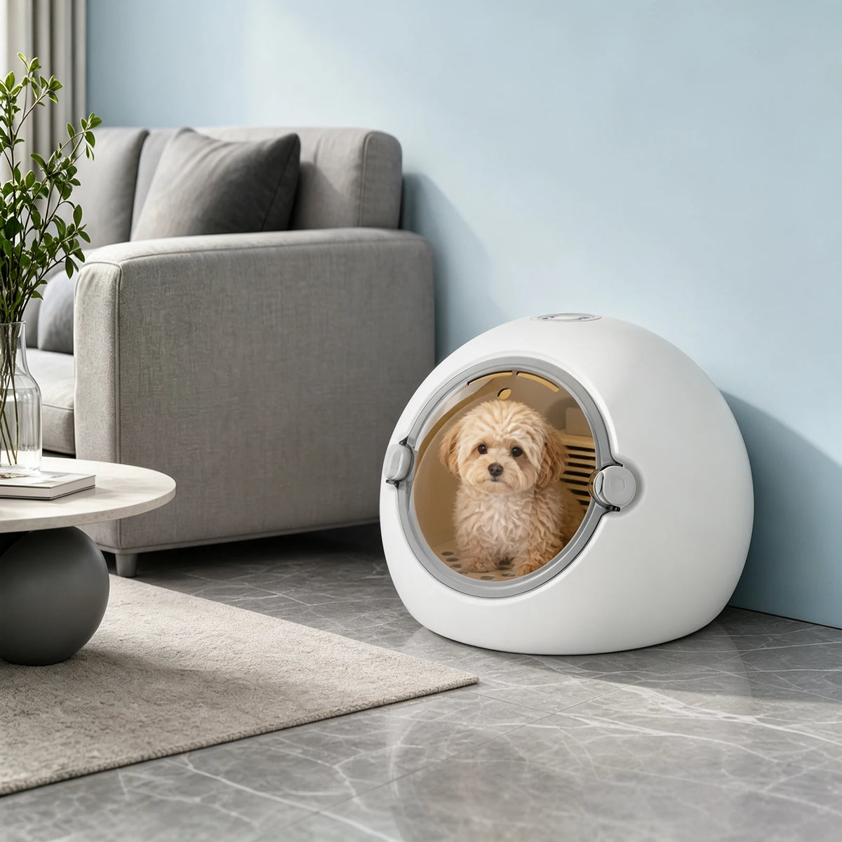 Portable Pet Dryer Box Adjustable Temperature for Cats and Puppies