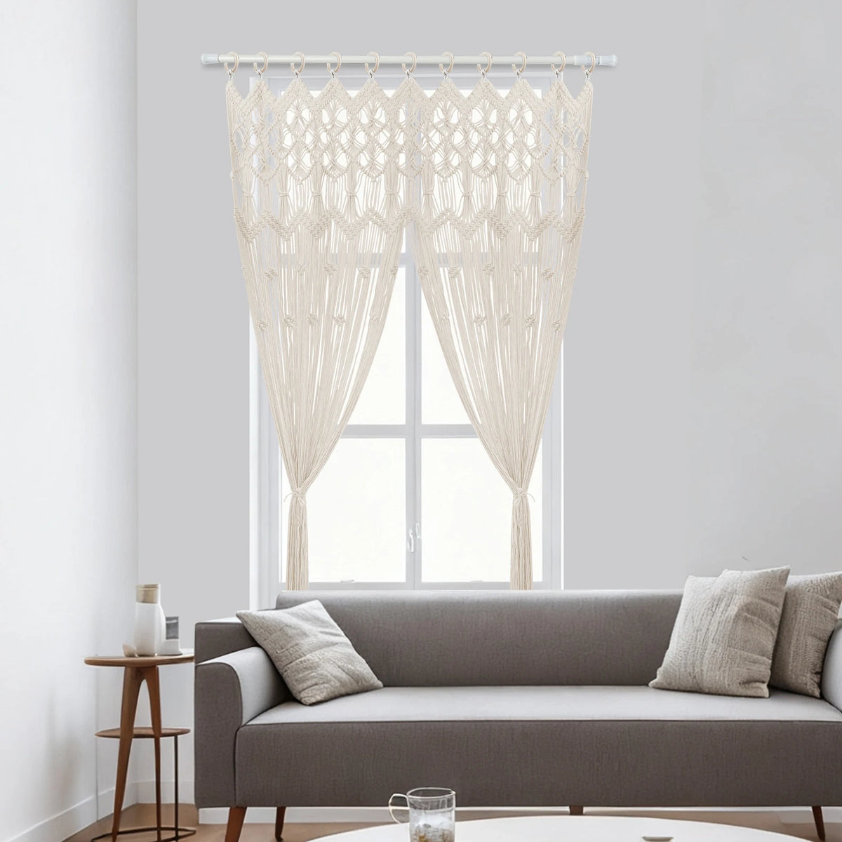 Premium Cotton Macrame Door Curtain For Home And Decor