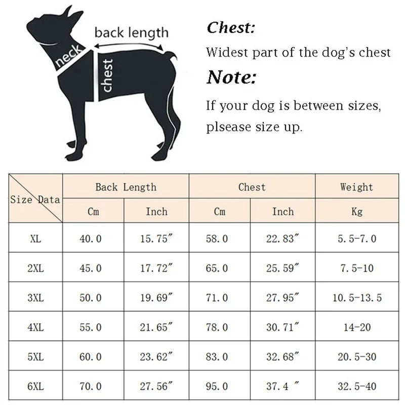 French Bulldog Plaid Winter Jacket Coat for Medium and Large Dogs