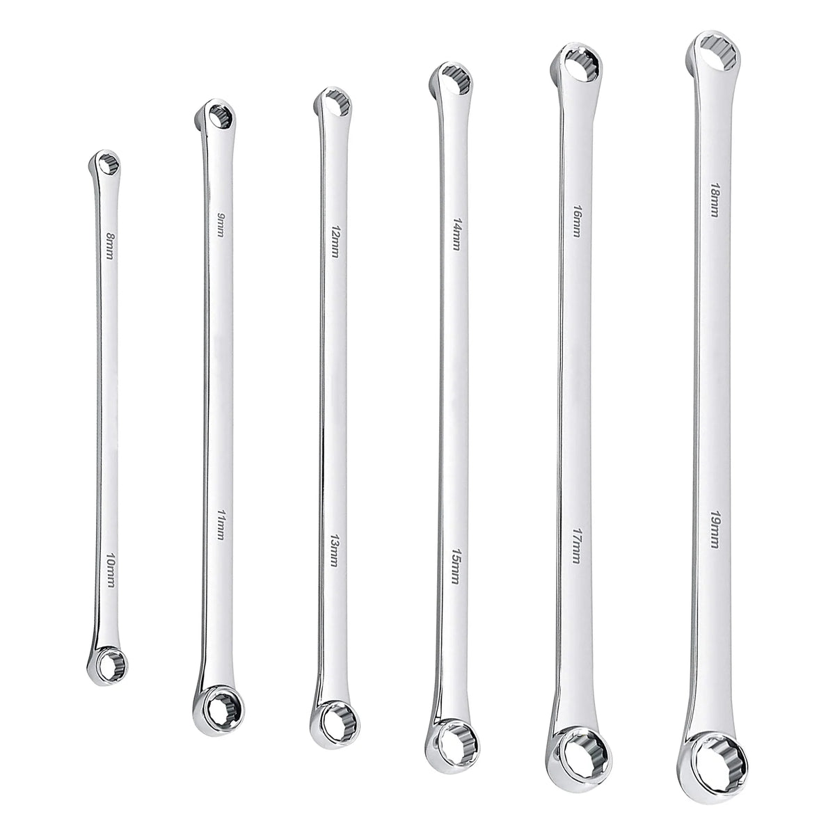 SHINYORK Extra Long Combination Wrench Set Durable CRV Steel