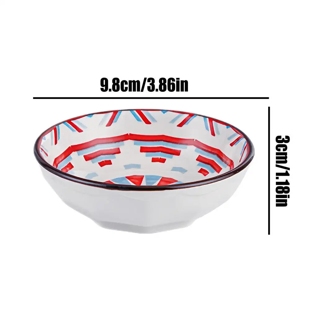 Ceramic Dipping Bowls for Sauce Sushi Snacks and Party Serving
