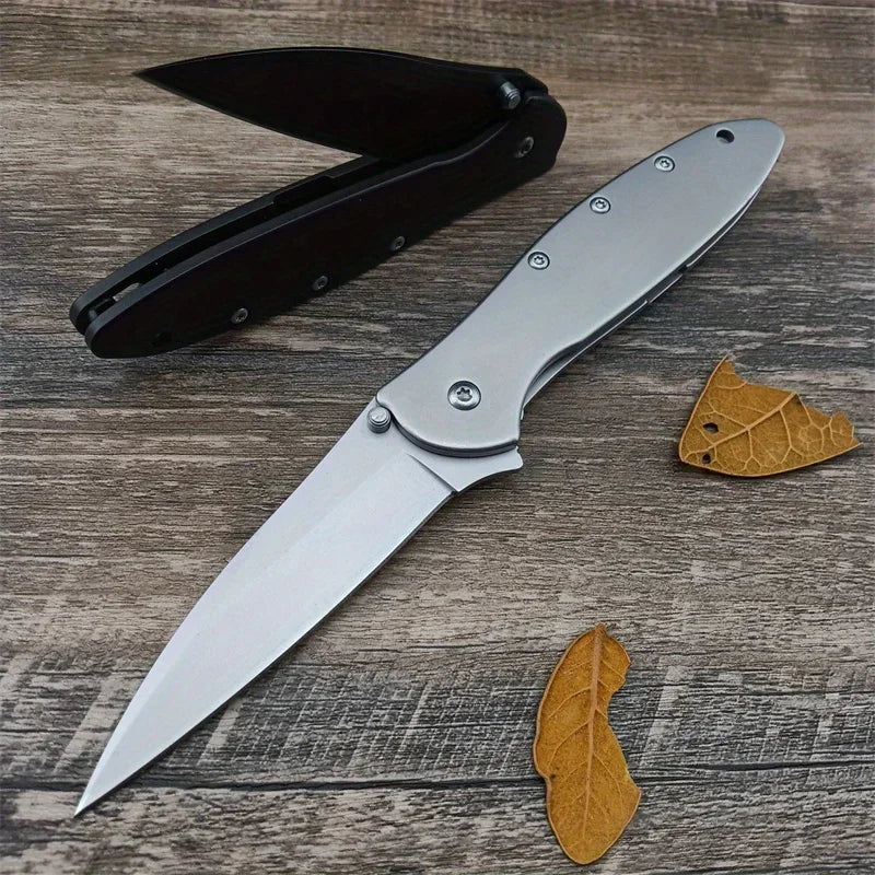 KS 1660 Ken Onion Leek Assisted Flipper Knife Stainless Blade
