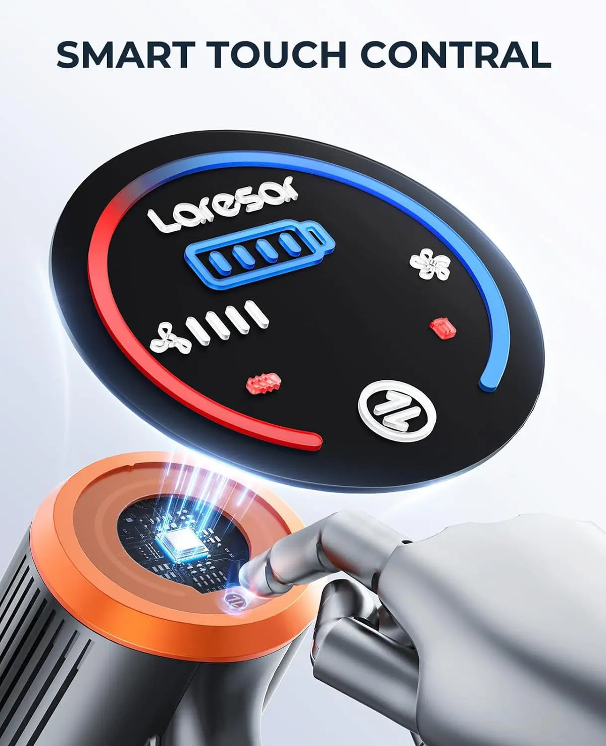 Laresar Elite 8 Cordless Vacuum Cleaner With HEPA Filtration