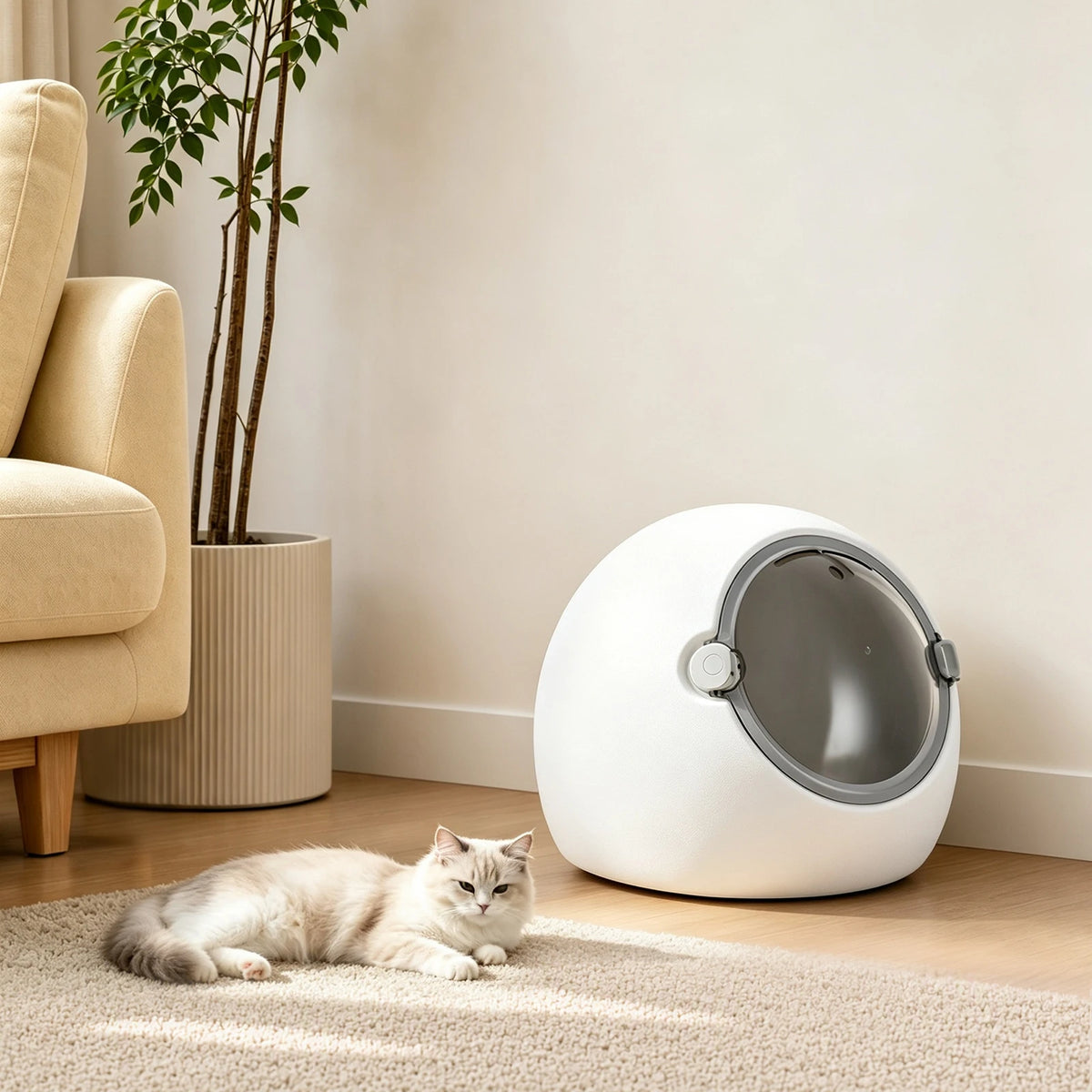 Portable Pet Dryer Box Adjustable Temperature for Cats and Puppies