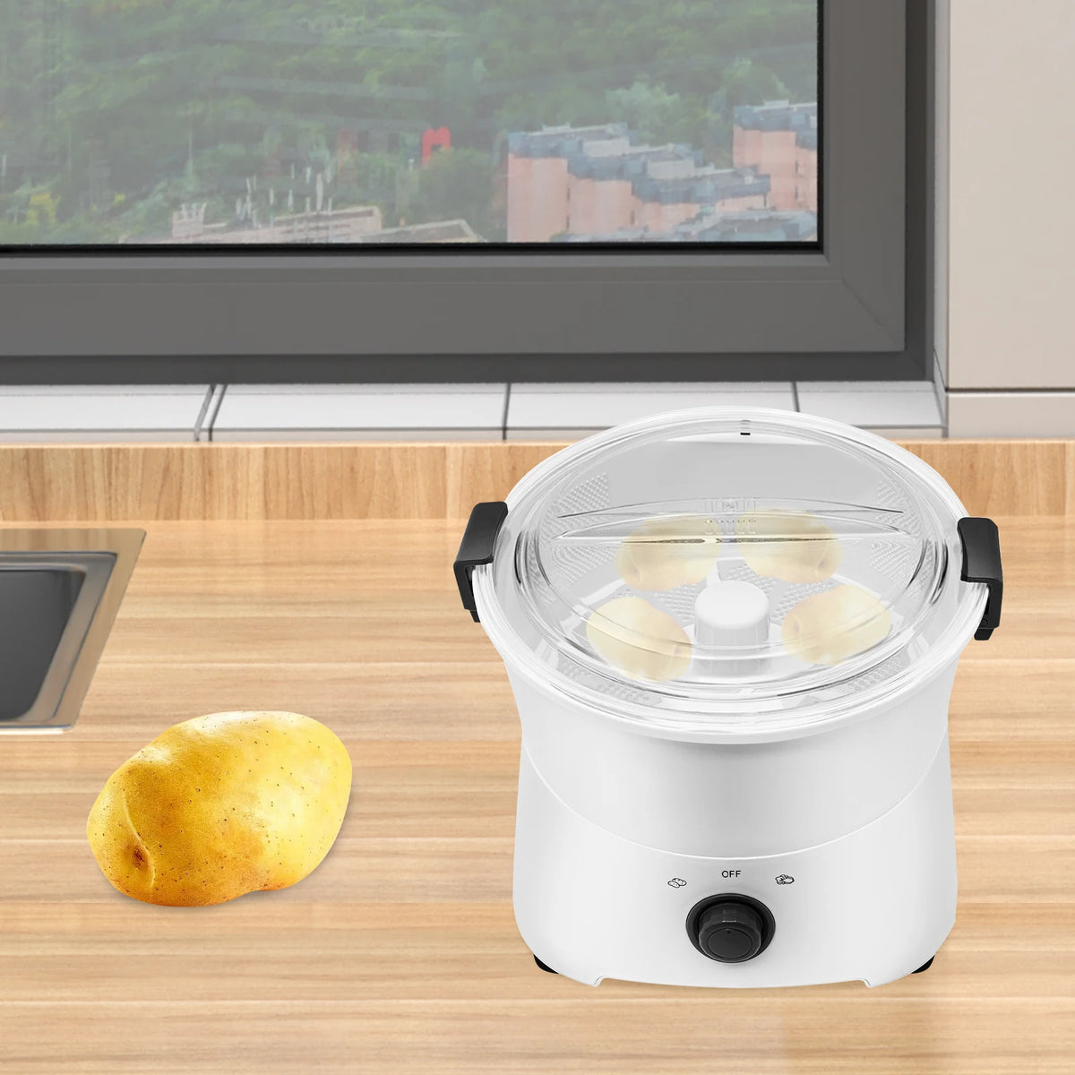Automatic Electric Potato Peeler With Pure Copper Motor