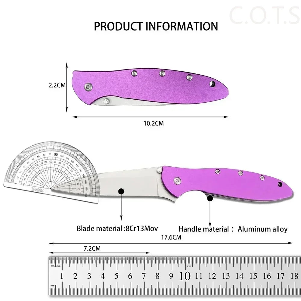 Ken Onion Leek Assisted Flipper Knife Stainless Steel Handle