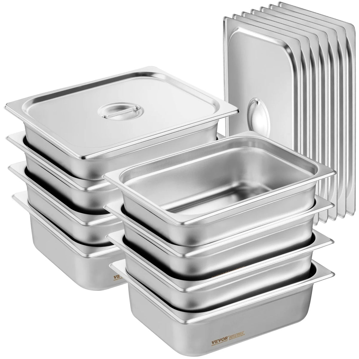 Succebuy Commercial Catering Pan Set With Lids Restaurant Storage