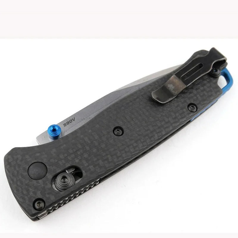 BM Bugout Folding Pocket Knife Carbon Fiber Handle AXIS Lock