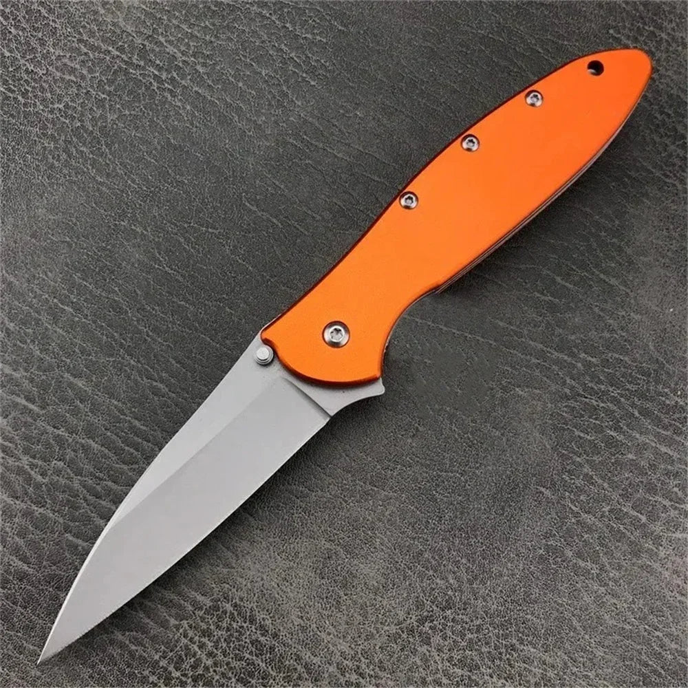 KS 1660 Ken Onion Leek Assisted Flipper Knife Stainless Blade