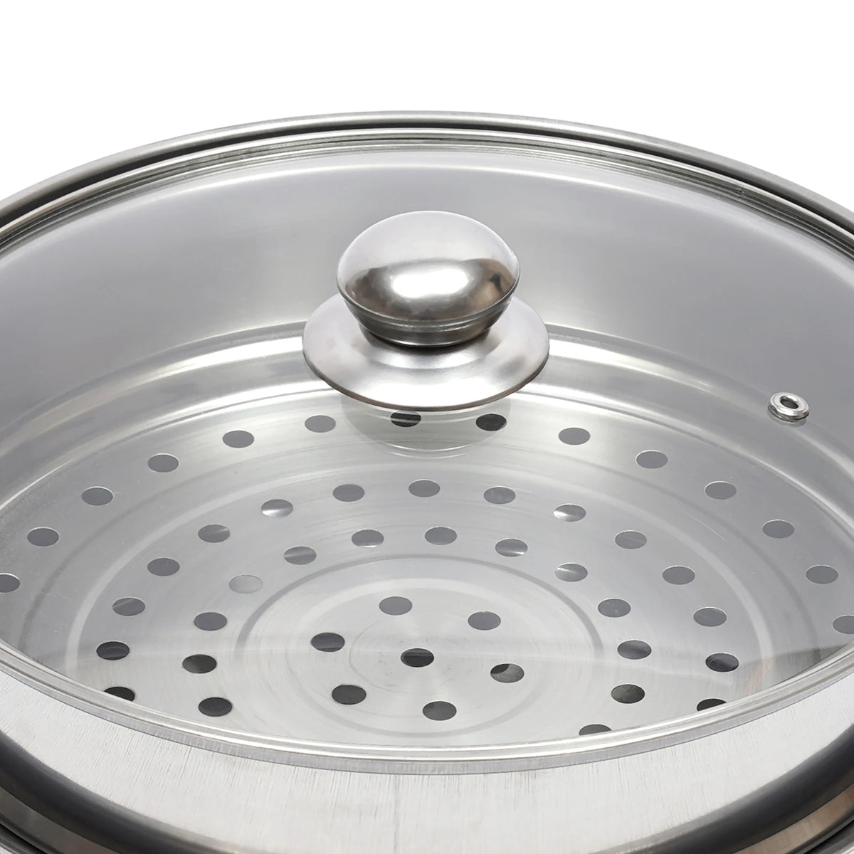 Bymaocar Stainless Steel Three Tier Food Steamer With Lid