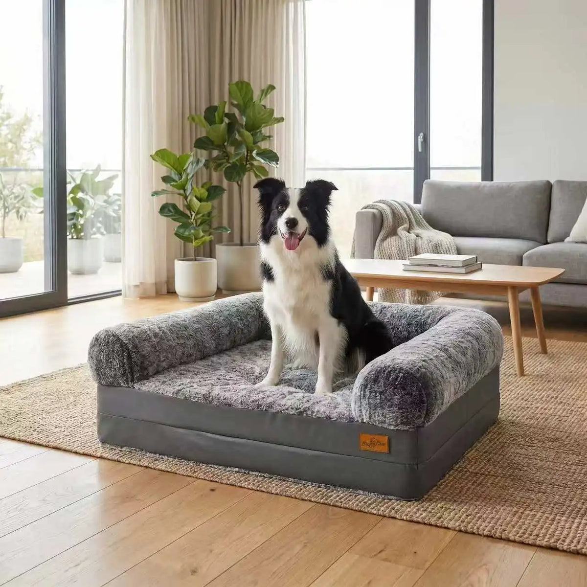 Bingopaw Orthopedic Foldable Human Pet Bed With Washable Cover