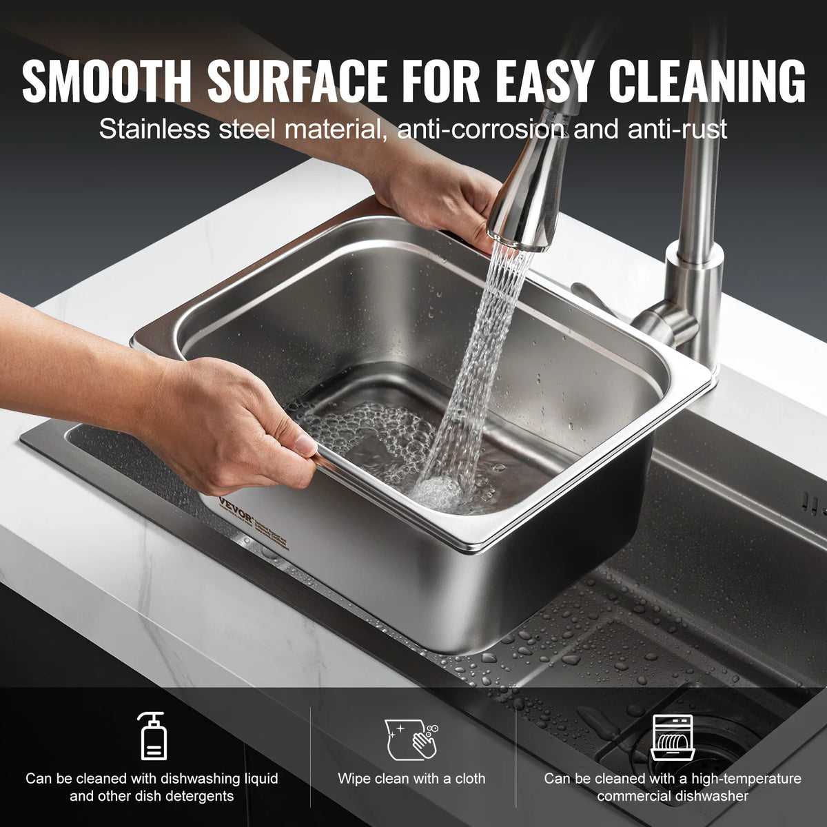 Succebuy Commercial Catering Pan Set With Lids Restaurant Storage