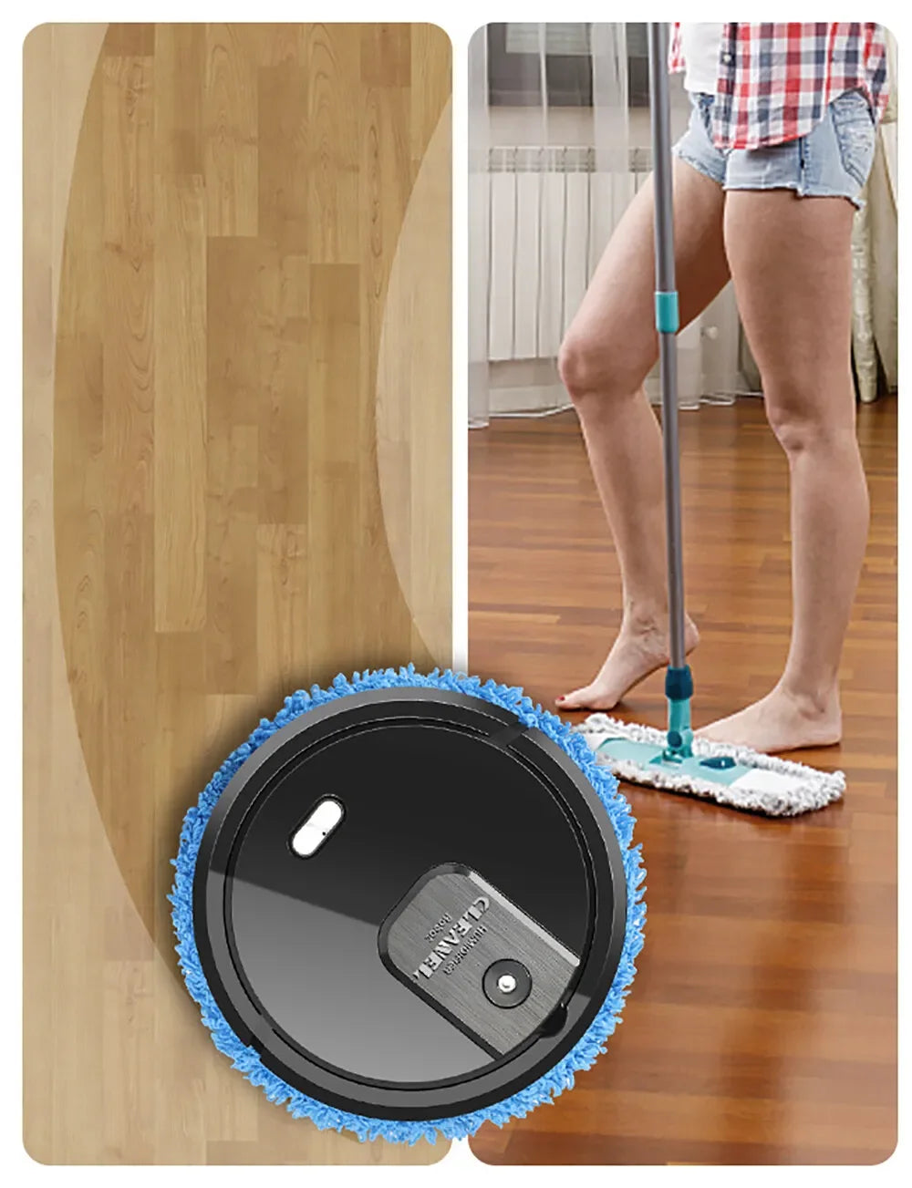 Smart Wet And Dry Floor Cleaner With Spray Mopping Function