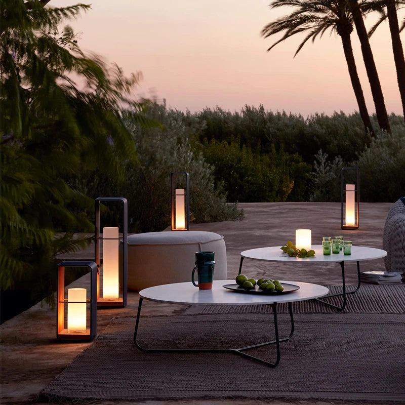 Outdoor Solar LED Floor Lamp for Lawn and Courtyard Lighting