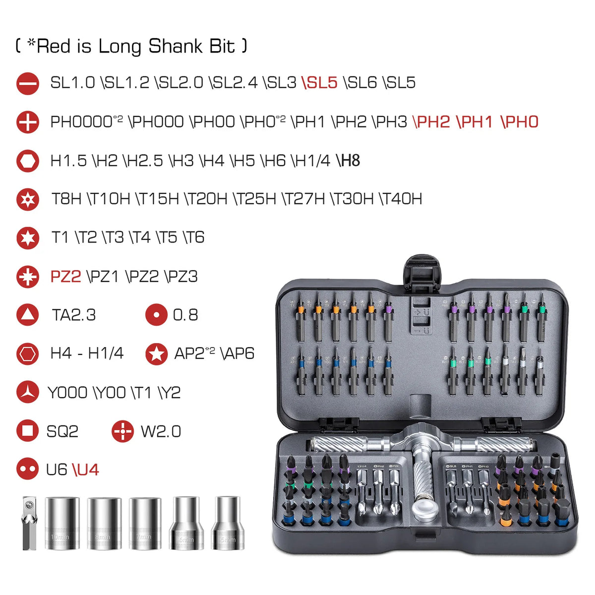VMAN Magnetic Ratchet Screwdriver Set for Precision Repairs