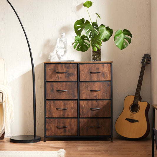 MCQ Modern Eight Drawer Fabric Storage Cabinet For Living Room