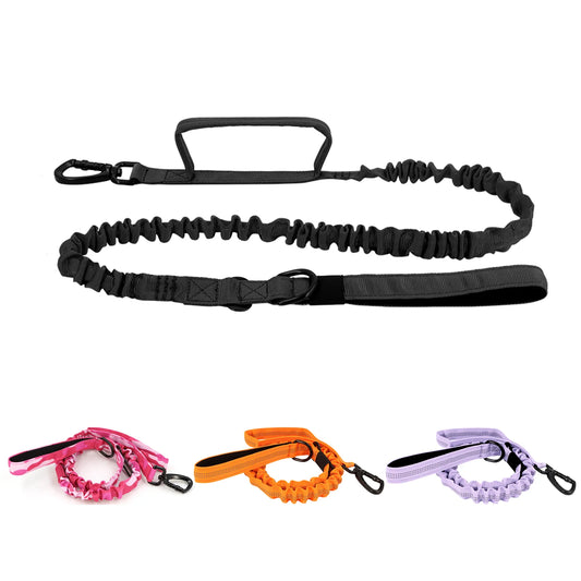 PETRAVEL Military Dog Leash With Quick Release And Dual Handles