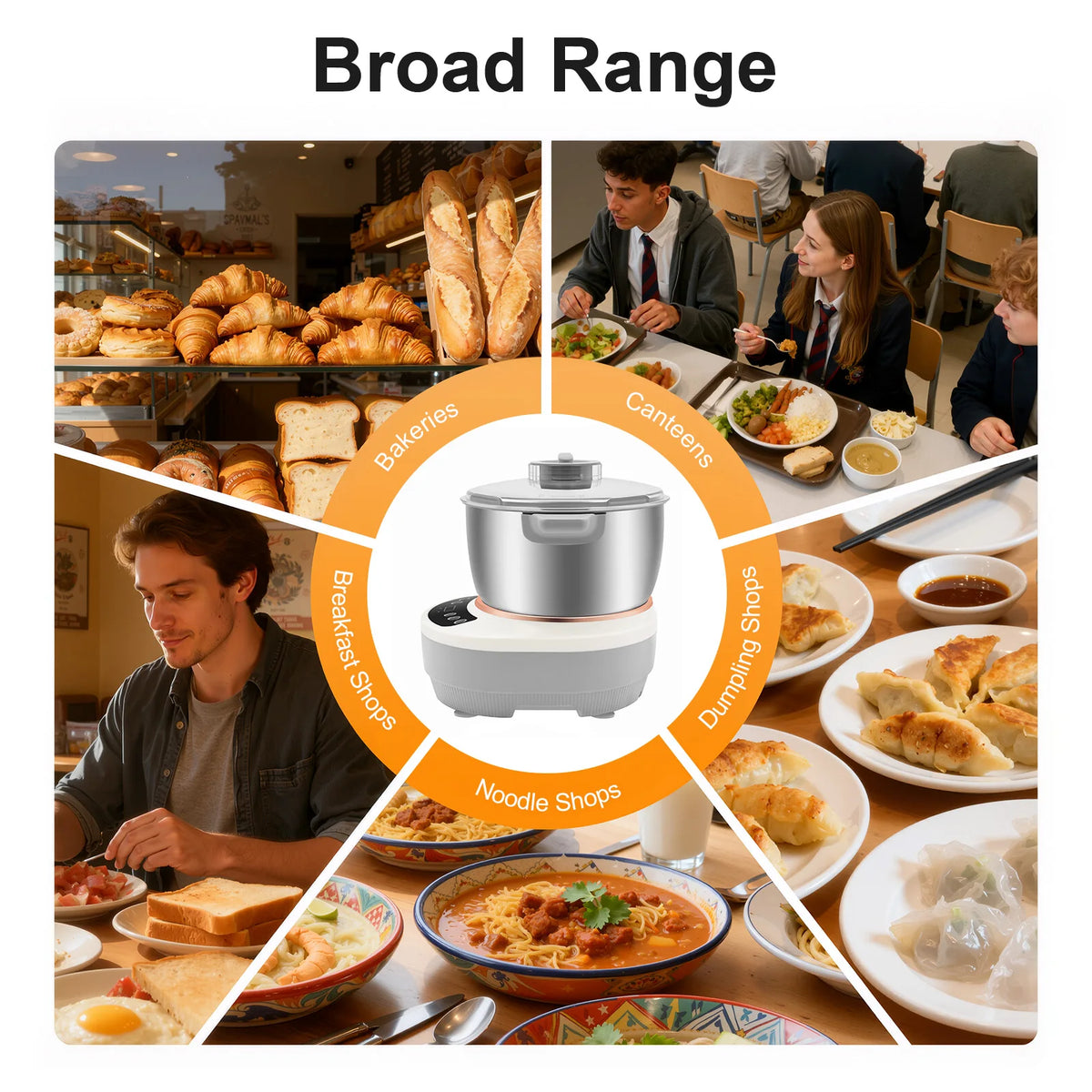 Electric Dough Mixer Kneading Machine With Ferment Function
