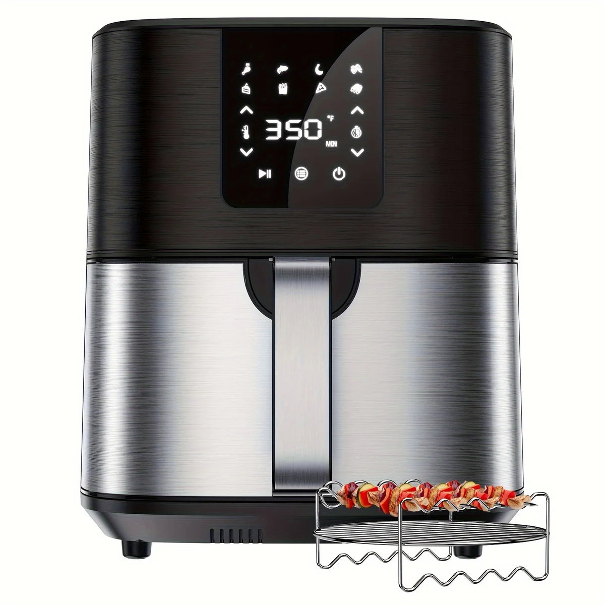 KitCook 1500 Watt Air Fryer With Eight Presets And Timer