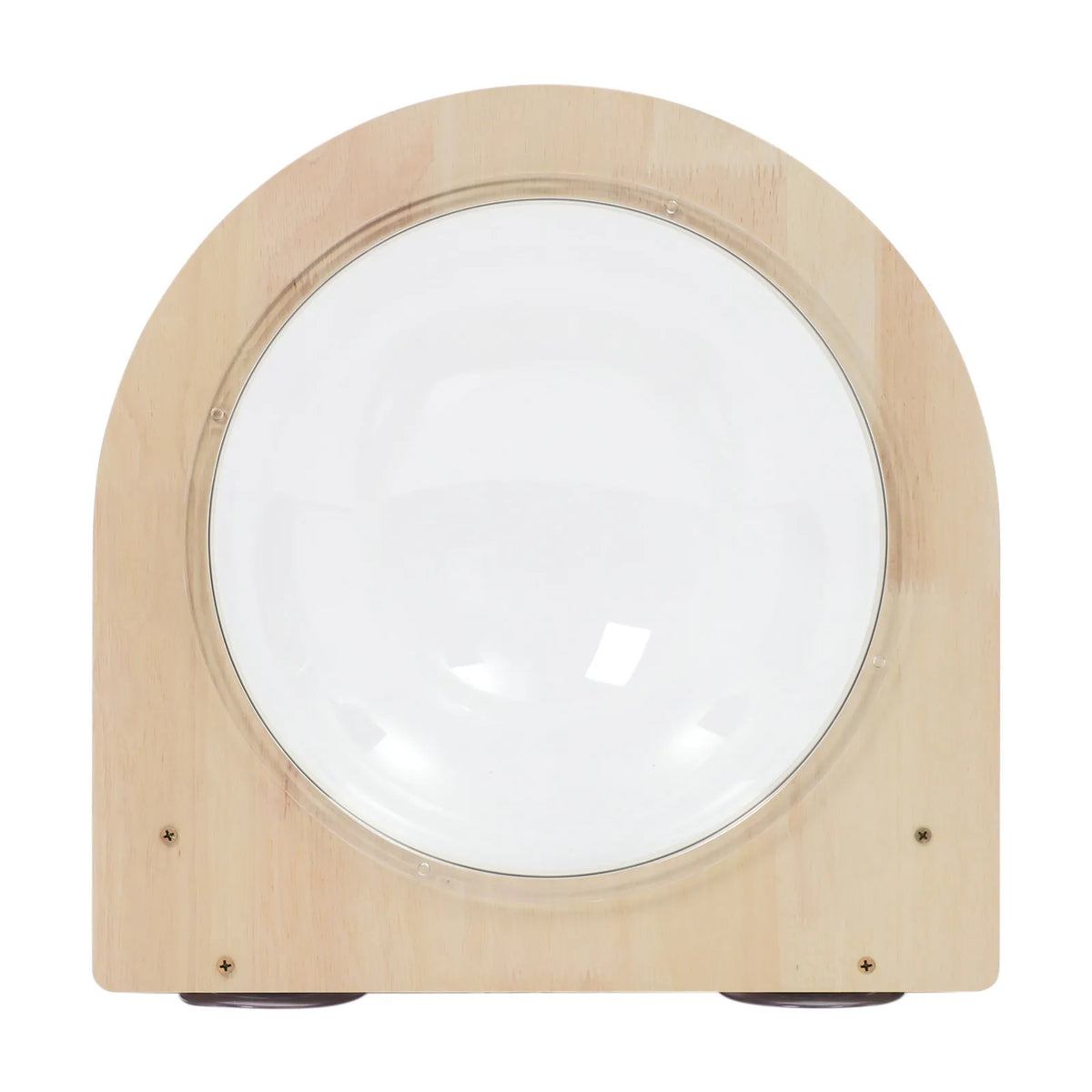 Modern Wall Mounted Wooden Cat House With Clear Viewing Window