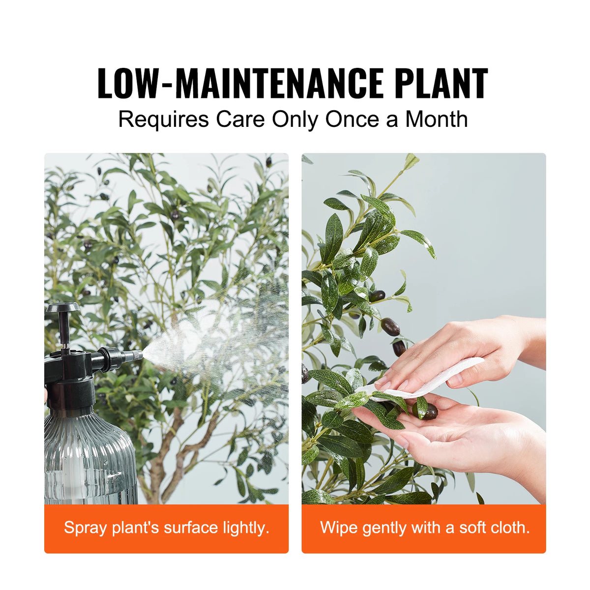 SucceBuy Artificial Olive Tree With Secure Base for Home Decor