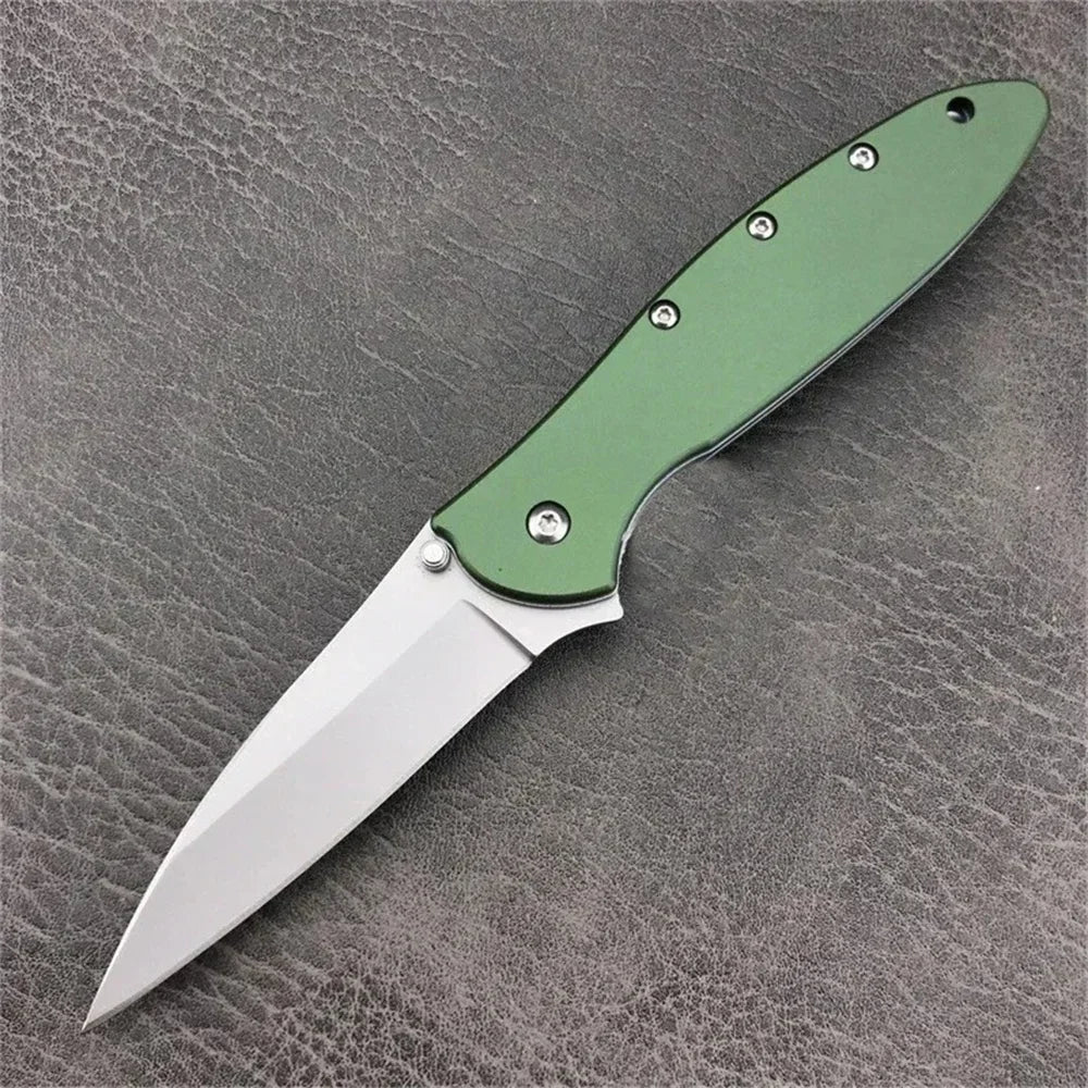 Ken Onion Leek Assisted Flipper Knife Stainless Steel Handle