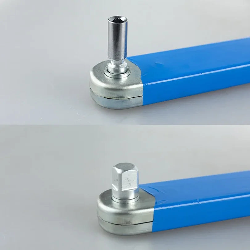 Compact Offset Extension Wrench Adapter for Automotive Socket Ratchets