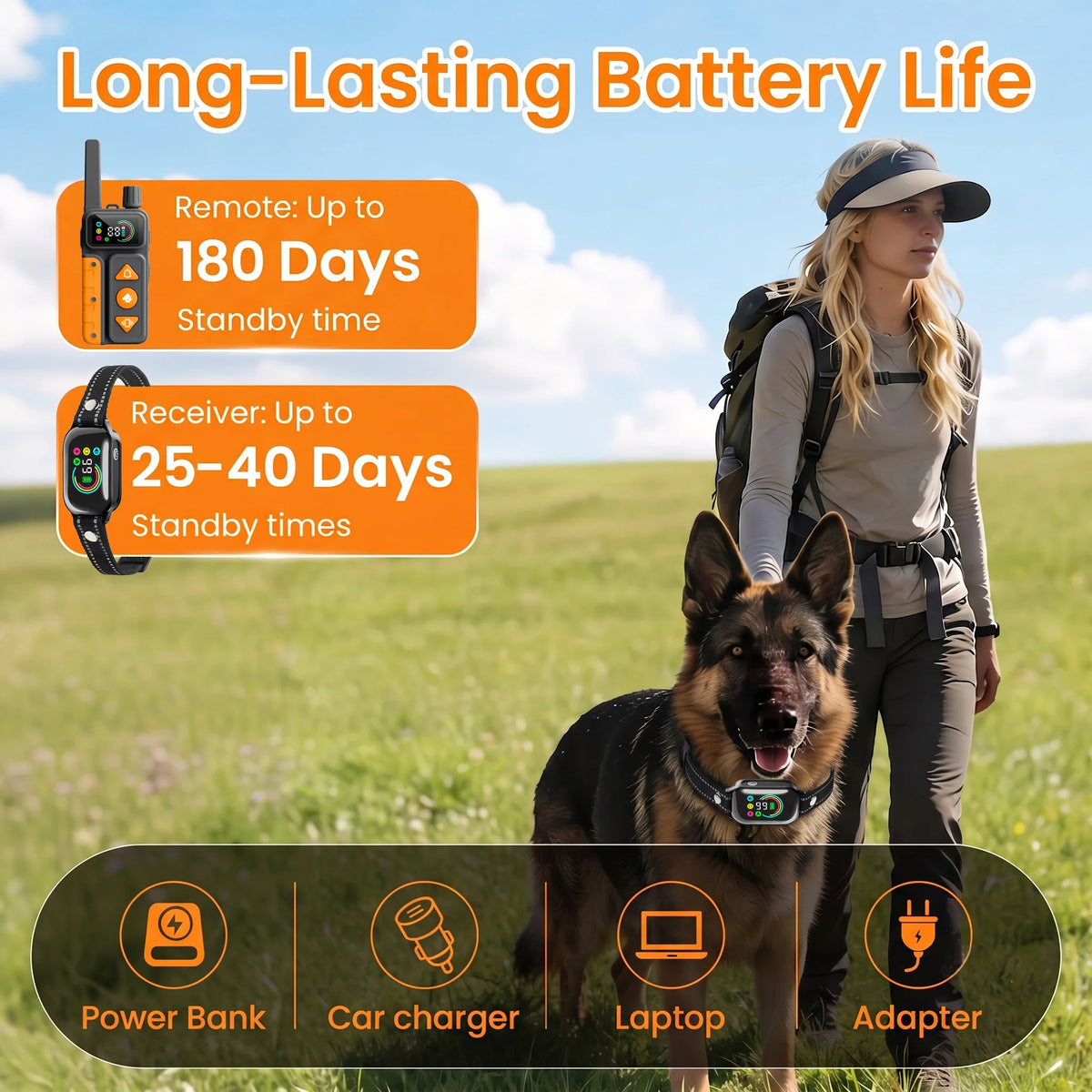 PaiPaitek Automatic Anti Bark Dog Training Collar With Waterproof Design