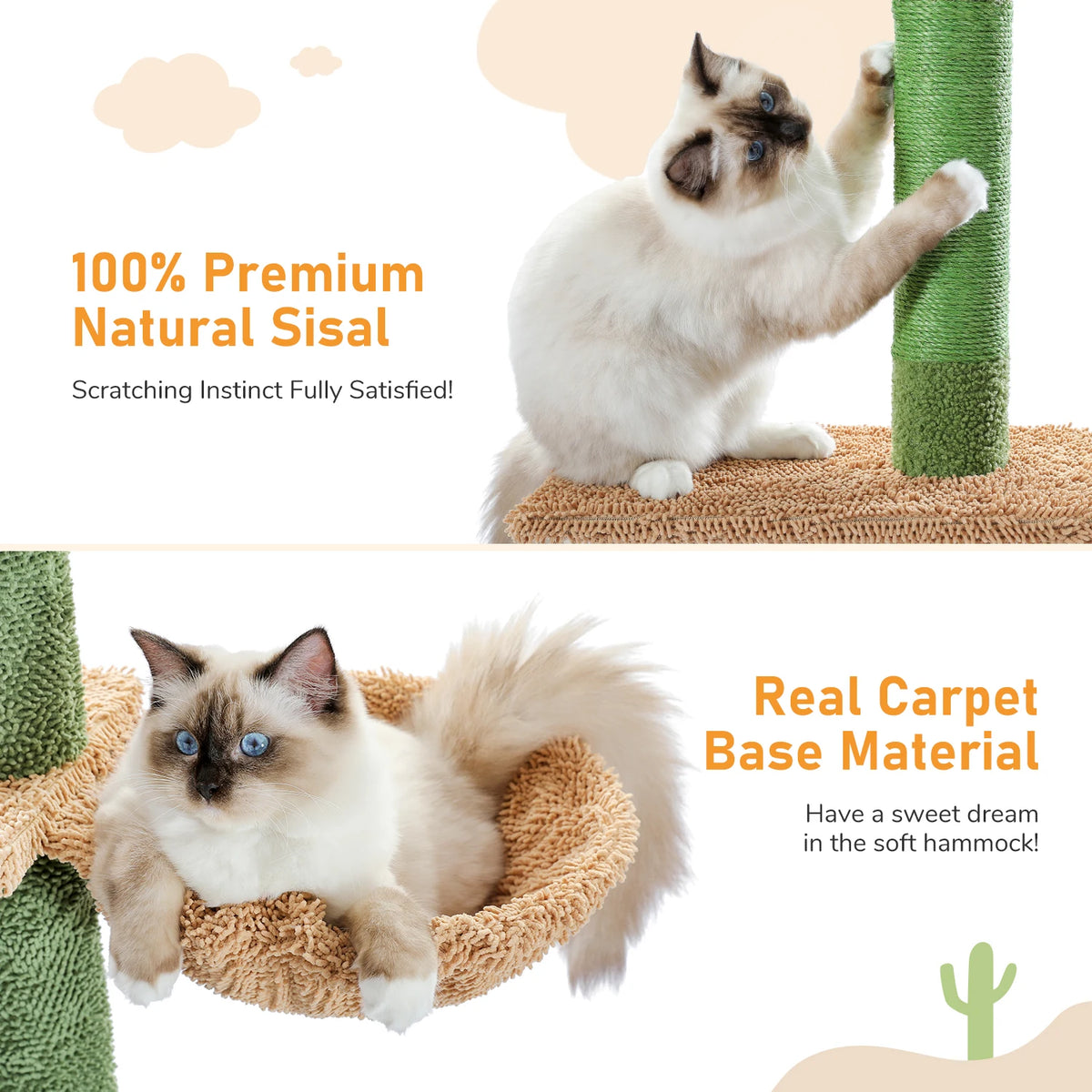 PAWZ Road Floor To Ceiling Cat Tree With Scratching Post