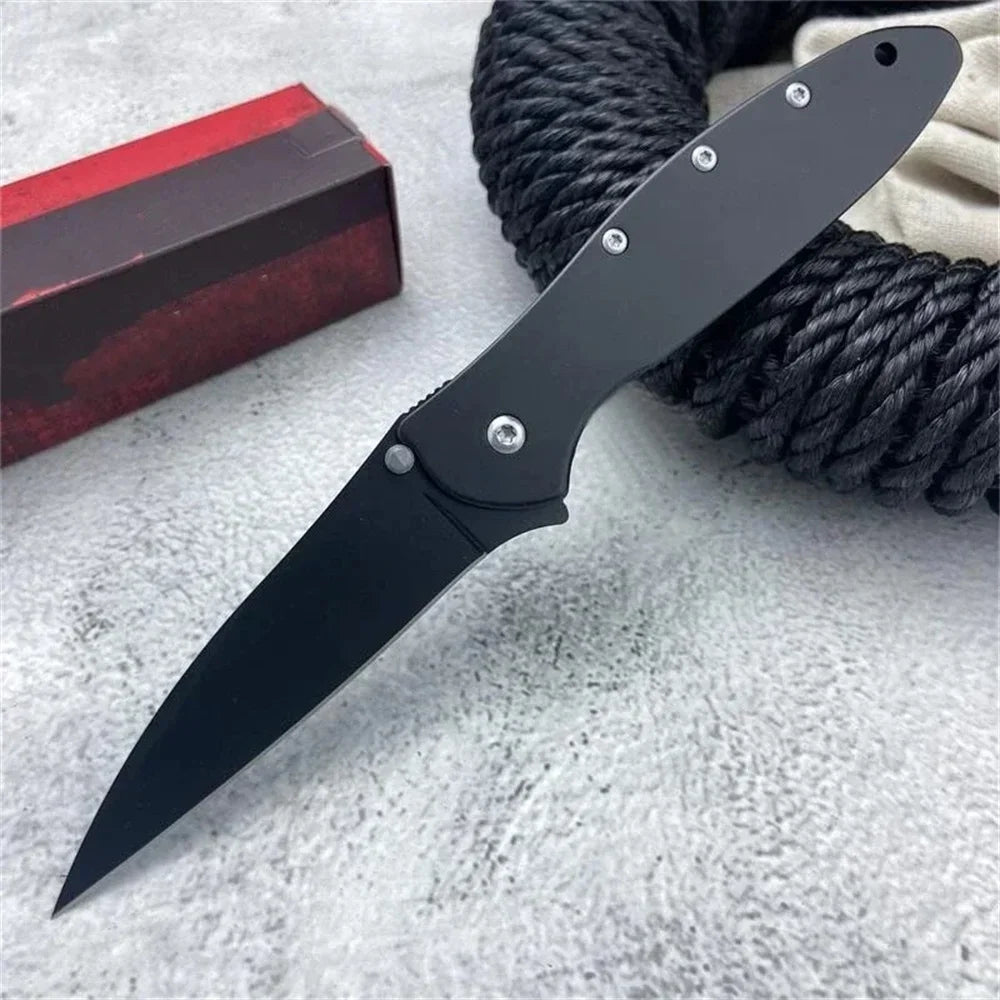 Ken Onion Leek Assisted Flipper Knife Stainless Steel Handle