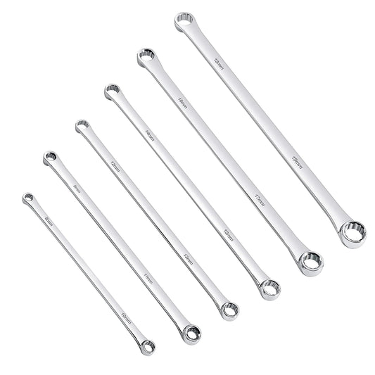 SHINYORK Extra Long Combination Wrench Set Durable CRV Steel