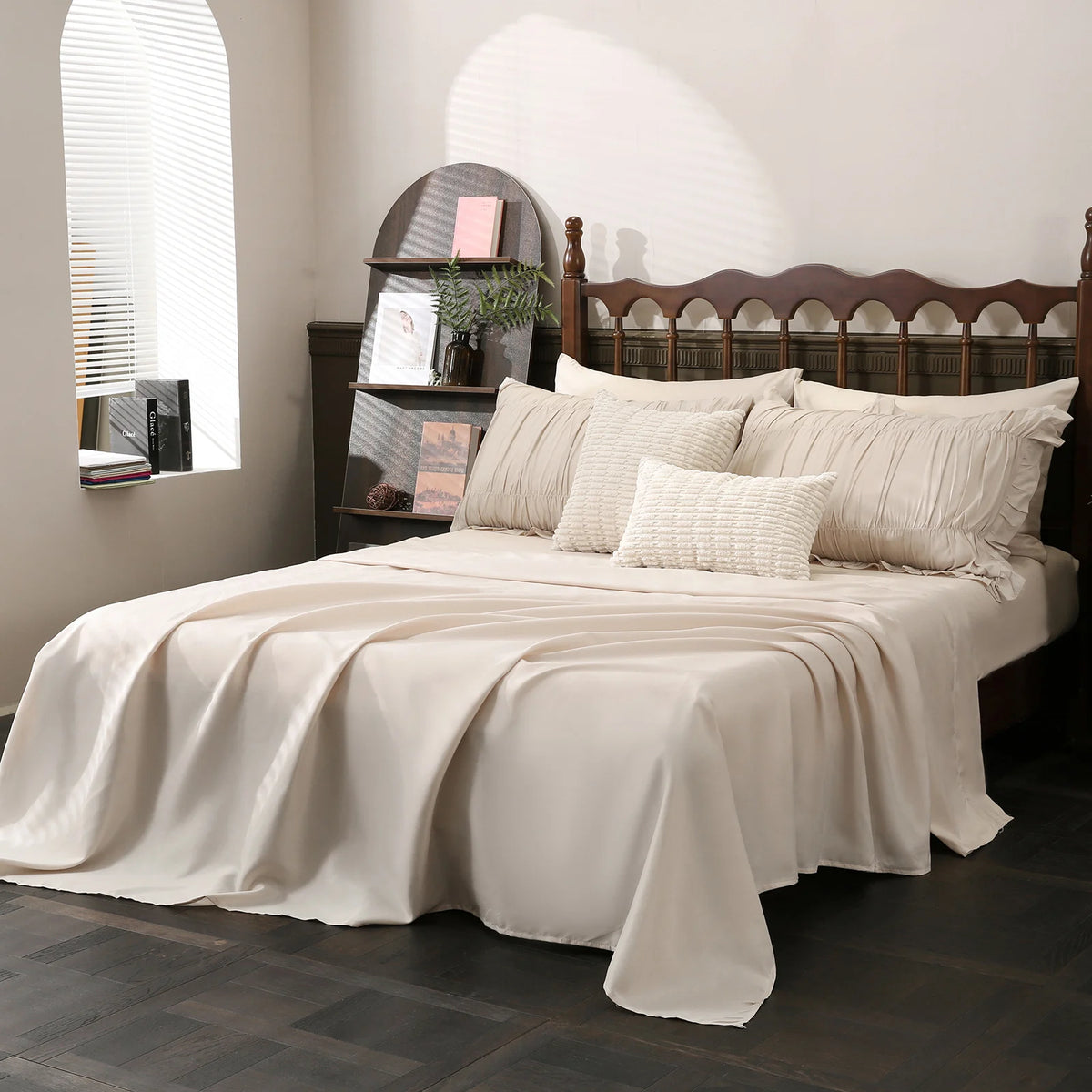 Fluffy Boho Ruffle Comforter Set Includes Sheets And Shams