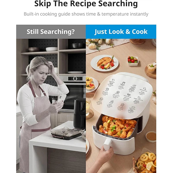 Comfee Midea Air Fryer 12 Presets Adjustable Temperature Control