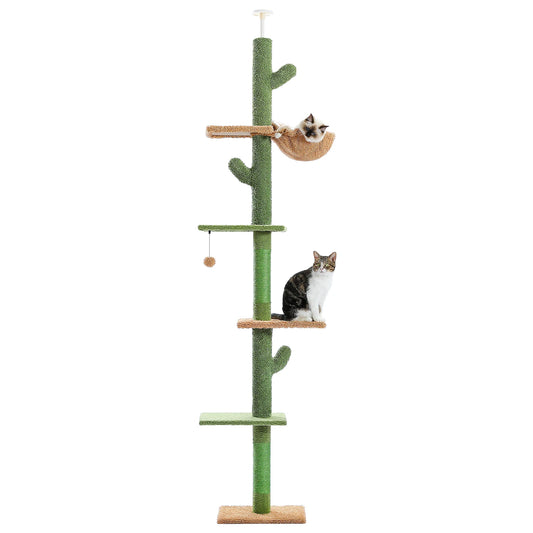 PAWZ Road Floor To Ceiling Cat Tree With Scratching Post