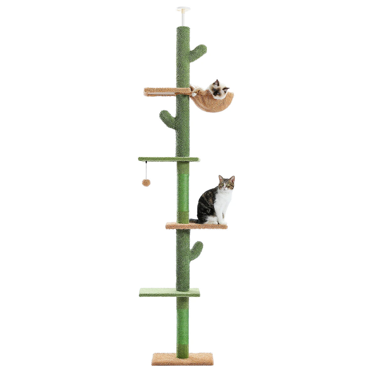PAWZ Road Cactus Cat Tree With Hammock And Scratching Post
