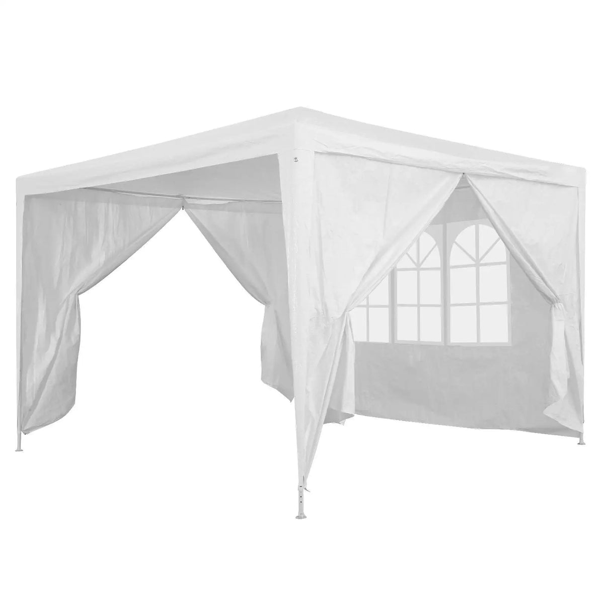 Tooluck Heavy Duty Party Gazebo With Waterproof Canopy And Sidewalls
