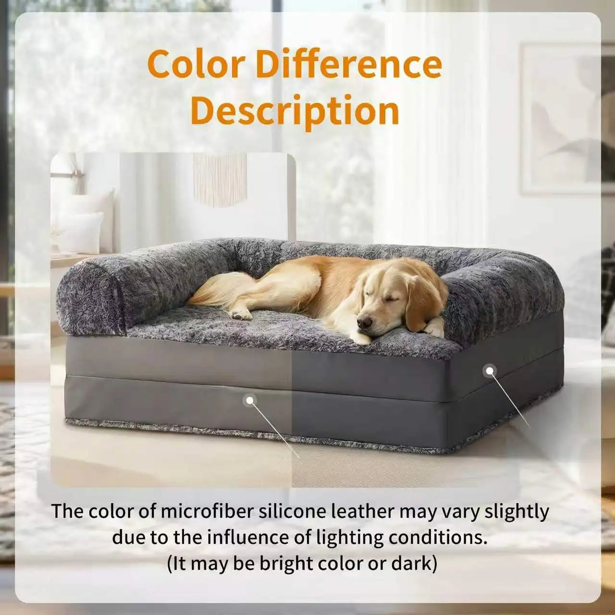 Bingopaw Orthopedic Foldable Human Pet Bed With Washable Cover